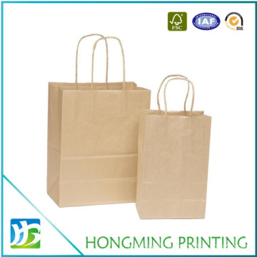 Cheap Kraft Restaurant Paper Bag with Handle